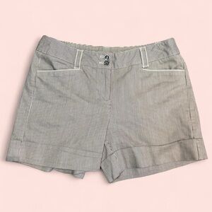 White House Black Market Pinstripe Shorts